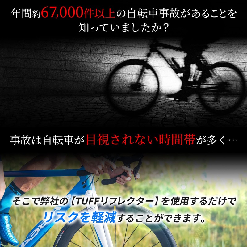 自転車 リフレクター フラッシュ 反射 スポーク ホイール 【３６本入り 大容量】 夜間 サイクリング