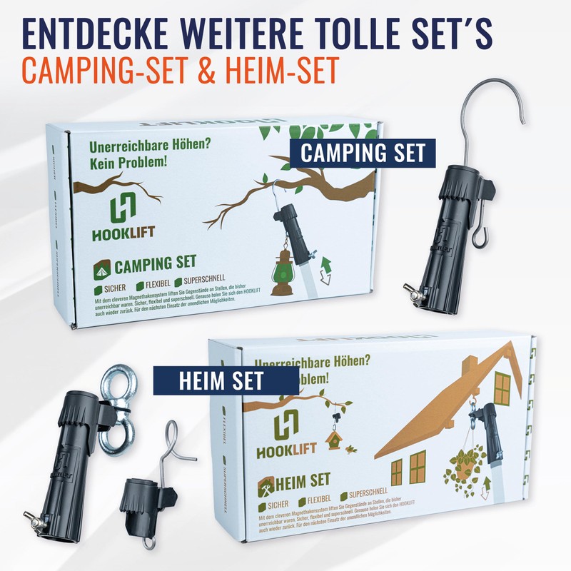 Hooklift - Magnet set the innovative magnetic hook system for