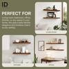 Imperative Décor Handmade Floating Shelves - Natural Wood Floating Shelves