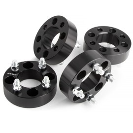 JiiinMiiin 4X4 1.5"(38mm) Golf Cart Wheel Spacers Adapters with Hub bore 68mm Fits for EZ GO EZGO Club Car, Thick 4x101.6mm 1/2" x20 Studs, Black 4PCS