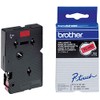 Brother - Laminated tape - black on red - Roll