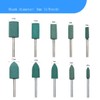 Luo ke 20 Pcs Rubber Polishing Bits, 1/8'' Shank Silicone