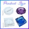 2pcs Silicone Resin Ashtray Molds Set for DIY Diamond Square