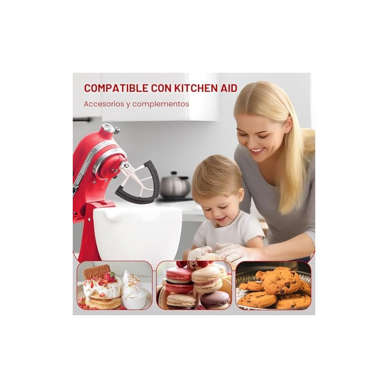 Batidor Flex Edge para batidora KitchenAid de 4.5/5 cuartos de