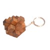Key Diamond Cube Key Ring, 3D Wooden Puzzle, Puzzle Wood