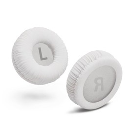 Replacement Earpads Compatible with JBL Tune 510BT, 520BT, 570BT, 660NC, JBL Live 460NC, 670NC, JR310BT, JR300BT, Sony WH-CH520, MDR-ZX110 Series and More Headphones Ear Pads Cushions White