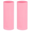 PATIKIL Silicone Sublimation Tumblers Sleeve, 2 Pcs Heat Resistant Seamless