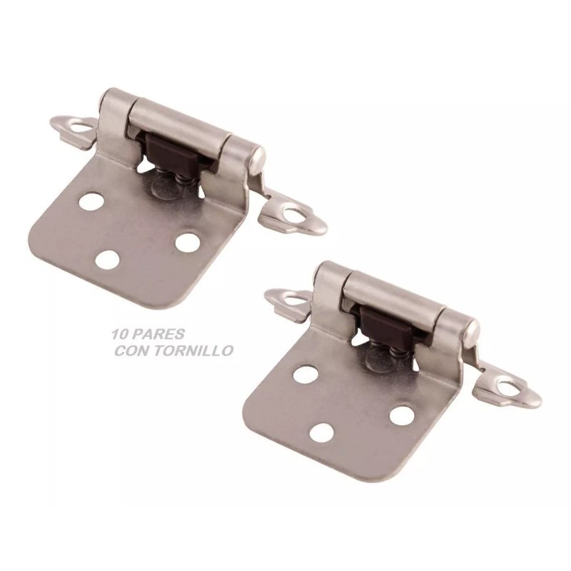 Handyhome Bisagra Parche Americana Con Tornillos Handyhome 50 Pares