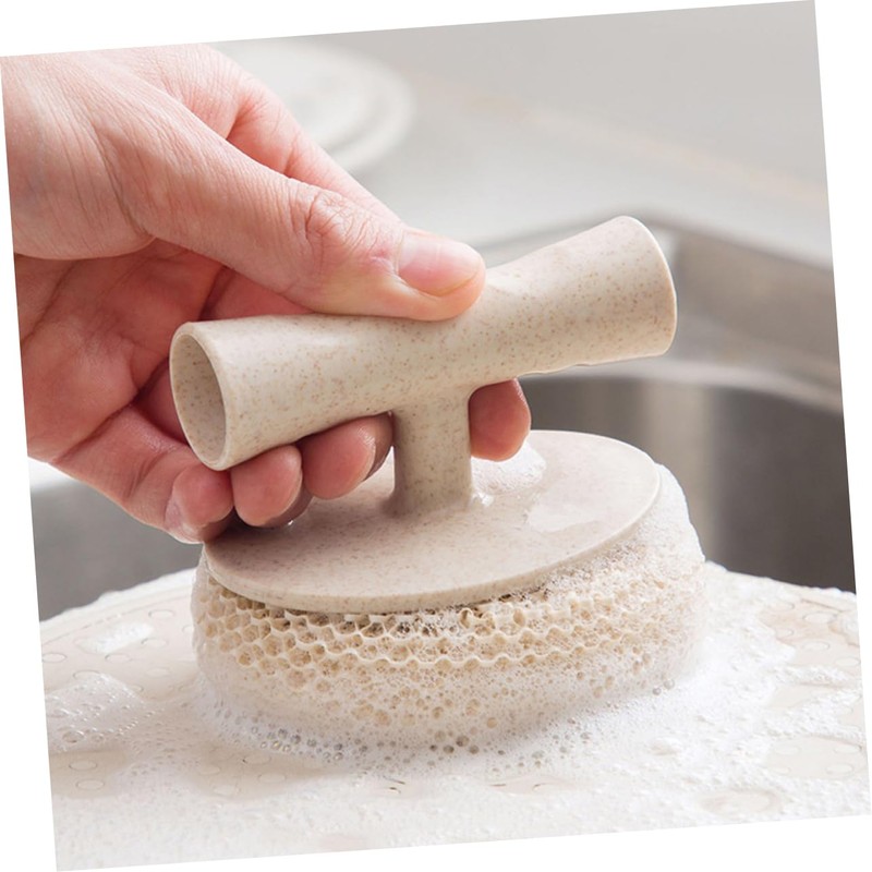 OATIPHO 1set Short Handle Kitchen Cleaning Brushes Durable Bowl Cleaning