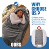 tuphen Flannel Sleeping Bag Liner, Travel Sheets for Adult Sleep