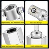 Upgraded Stainless Steel Top Wind Trailer Jack Crank Handle Cordless