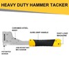 YEAHOME Heavy Duty Hammer Tacker with 6000 T50 Staples of