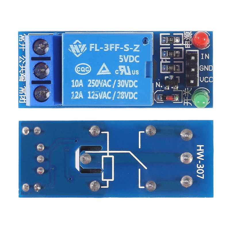 AITRIP 10PCS 5V One Channel Relay Module Relay Switch with