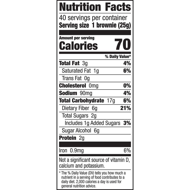 Fiber One Chocolate Fudge Brownies (.89 oz., 40 Pk.)