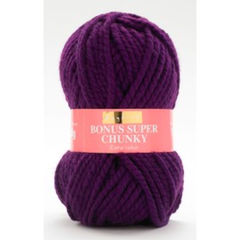 Sirdar HAYFIELD Bonus Super Chunky Knitting Wool/Yarn 100g -840 Purple