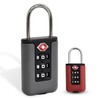 EM TSA Lock 2786 Luggage Combination Lock Gray Dial 2ea