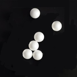 zalati Modelling Ball 6pcs Foam Snowman Sphere for Kids Modeling DIY Art Craft - 4 cm