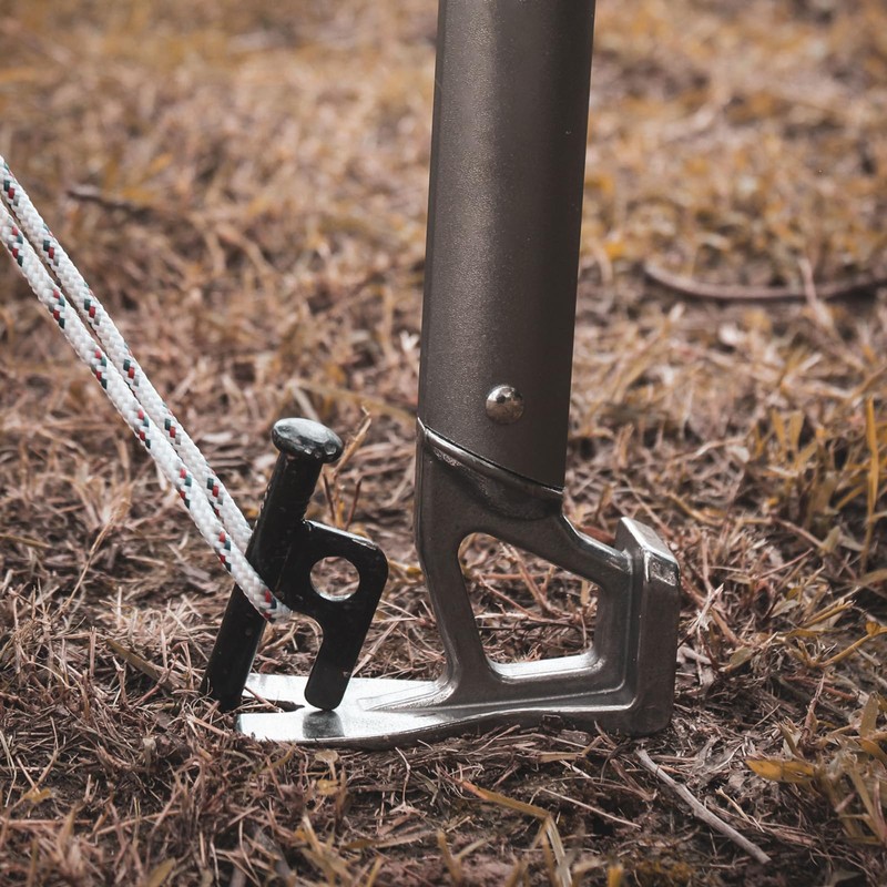 TRIWONDER Camping Hammer Tent Pegs Mallet Multifunctional Ground Pegs Puller