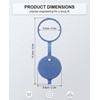 DLPRK Pack of 2 Wiper Water Reservoir Lids Compatible with