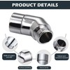 Bestgle Shower Head Shower Elbow, 135° Rotation, G1/2in Shower Elbow