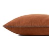 Loloi Liza Pillow, 18'' x 18'' Cover w/Poly, Rust
