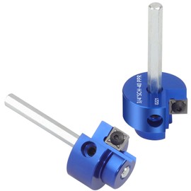 XJX PPR75 PVC Pipe Reamer, 3/4" Head Aluminum PVC Fitting Saver Fit Into Standard 1/2" Drill and 3/8" Hex Shaft
