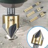 Countersink Drill Bit Set, 5 Pieces High Speed Steel 82