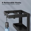 Kawaiita Umbrella Stand, Steel Umbrella Holder Rack with Small Shelf,