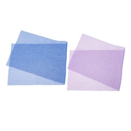 STOBAZA 2pcs African Net Pull Back Strip African Wash Net Exfoliating Back Scrubber Loofah Gloves Chinlon Sponge African Scrub Net Sponges for Cleaning Bubble Miss Shower Towel Body Nylon