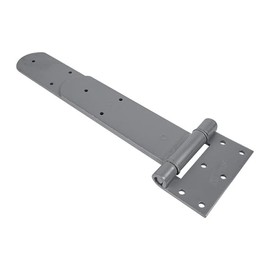 Truck/Trailer Hinges - Rear Door - Heavy Duty Square Corner Strap Hinge - 16" Inch - Grey Powder Coat - Sold Individually