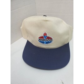 Amoco Collectible Amoco Snapback Hat Adjustable Cap Patch Oil Company  -J