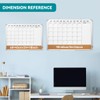 Calendar Whiteboard for Wall, 36" x 24" Magnetic Double Side