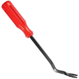 RLMVGBX 1 Pcs Fastener Remover Car Panel Door Window Tool Clip Puller Rivet Removal Tool Auto Trim Removal Tool for Trim Panels, Plastic and Metal Clips, Car Door Panels (Red)