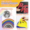 New brothread - 15 Options- 6PCS Embroidery Puffy Foam 9″x12″