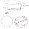 Turn Signal Lights Lens Cover Compatible with Harley Dyna Fatboy