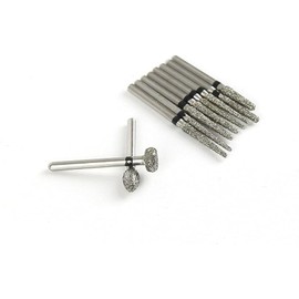 50 pcs Diamond Burs FG 1.60mm Diamond Burs Black Drill Bits Set