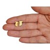 HUAN XUN Gold Koala Bear Earrings Animal Stud Earrings for