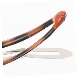 Pinzas para Cabello Niña en Color Carey Café, 10 Piezas de Pasadores para Cabello Fino Diseño Ergonómico y Plástico Portátil para Mujer