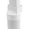 NDS 9P04 White Offset Downspout Adapter PVC Drain Fitting 2x3x4