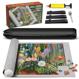 Antelope - Puzzle Mat for 1000 1500 500 Piece Puzzles, Jigsaw Puzzle Storage Mat, 45.6 x 26 inch (116 × 66 cm) Felt Mat, Fits up to 1500-piece Puzzles (5-Piece Set)