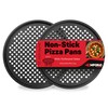 Non-Stick Pizza Pan 2 Pack, 13 Inch Round Carbon Steel