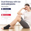 Ankle Ice Pack Wrap for Swelling, Reusable Foot Ice Pack