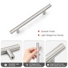 Probrico 6 Pack Brushed Nickel Kitchen Cabinet Pulls 4 inch