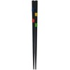 Aoba Children's Chopsticks Dishwasher-Safe, Natural Wood, Dragonfly, Four Seasons, Black,