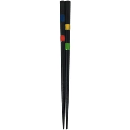 Aoba Children's Chopsticks Dishwasher-Safe, Natural Wood, Dragonfly, Four Seasons, Black, 7.1 inches (18 cm)