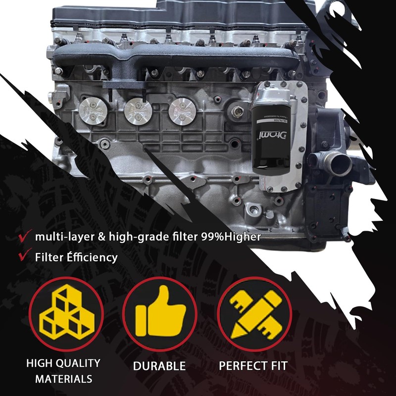 Dtomi Diesel Filter Kit Compatible With Dodge Vehicle 5.9L Cummins