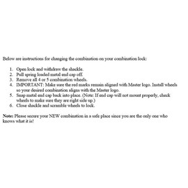 Master Lock 1520EURD 59mm Resettable Combination Padlock