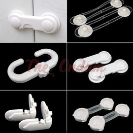 The Ondam Child Safety Door Lock for Living & Kitchen Portable Door Lock Smile (2P) 2ea