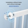 Adjustable Baby Gates for Doorways Stairs and House, Auto Close
