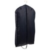 Tuva Breathable Fur Coat/Suit/Dress Garment Bag 45", Black, with Handles